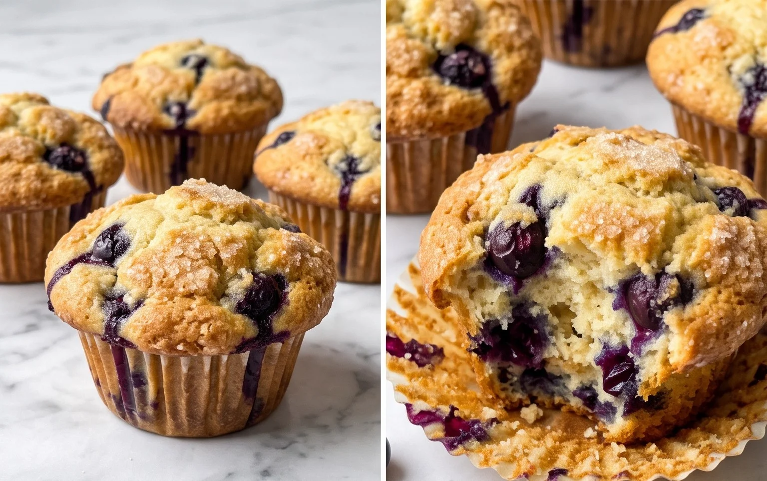 Homemade Blueberry Muffins