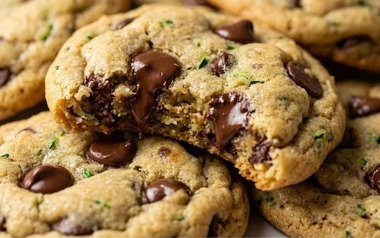 Soft Zucchini Cookies with Chocolate Chips