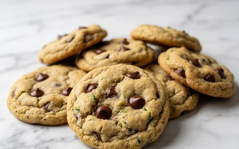 Soft Zucchini Cookies with Chocolate Chips
