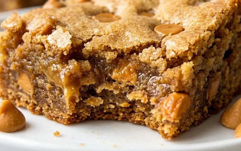 Chewy Butterscotch Zucchini Blondies