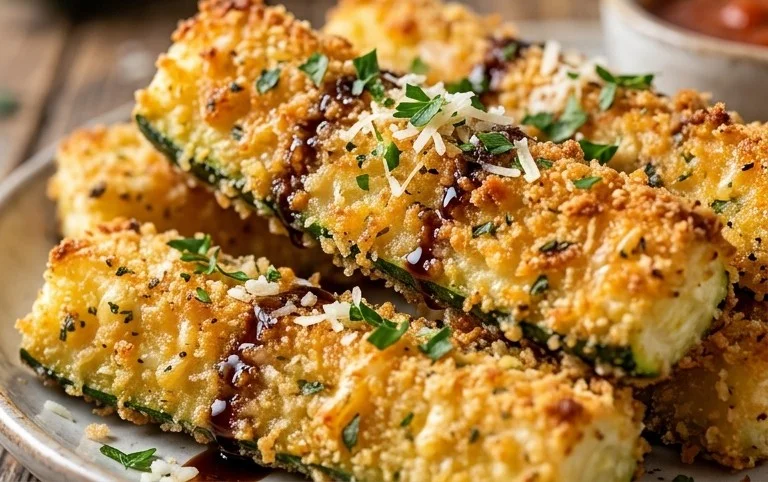 Baked Zucchini Sticks (Oven or Air Fryer)