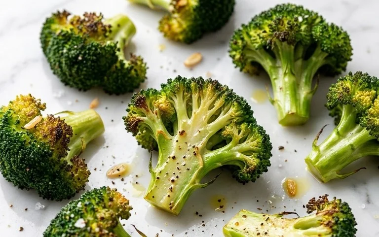 Oven Roasted Broccoli (Baked Broccoli)