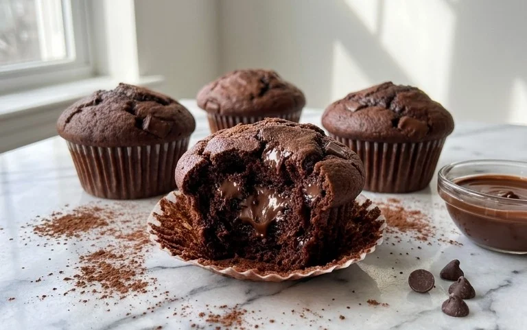 Double Chocolate Muffins